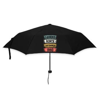 Legende 30 Jahre 1993 Dezember 30 Jahre Jubiläum - Regenschirm (klein) - Schwarz - Vorne