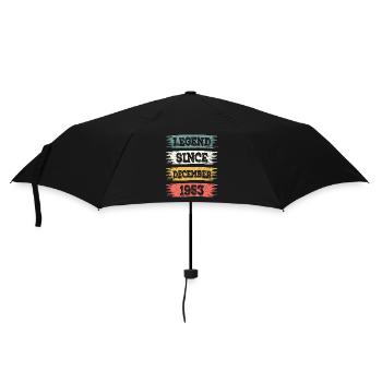 Legende 70 Jahre 1953 Dezember 70 Jahre Jubiläum - Regenschirm (klein) - Schwarz - Vorne