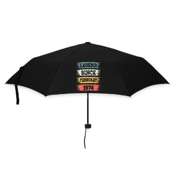 Legend 50 Years 1974 February 50 Years Anniversary - Umbrella (small) - black - Front