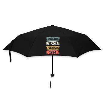 Legende 30 Jahre 1994 Februar 30 Jahre Jubiläum - Regenschirm (klein) - Schwarz - Vorne