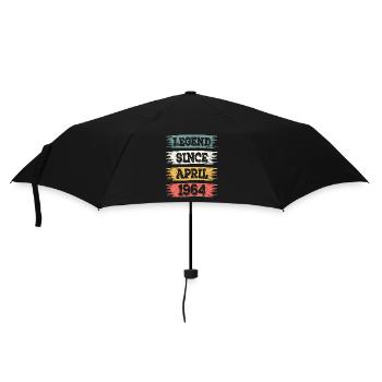 Légende 60 Ans 1964 Avril 60 Ans Anniversaire - Parapluie standard - noir - Devant