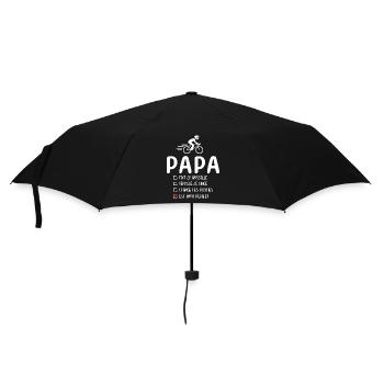 Père Cycliste Cyclisme Humour Vélo Papa Cycliste - Parapluie standard - noir - Devant