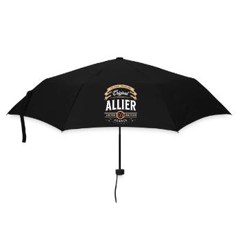Vintage France Allier French Department - Umbrella (small) - black - Front