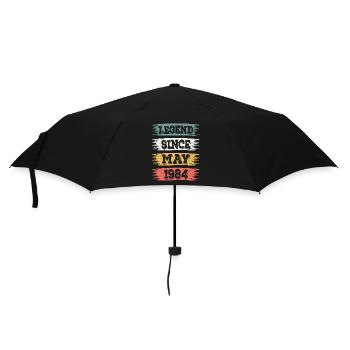 Legende 40 Jahre 1984 Mai 40 Jahre Jubiläum - Regenschirm (klein) - Schwarz - Vorne