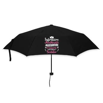 Femme Humour Infirmière Anesthésiste - Parapluie standard - noir - Devant