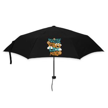Rétro Slogan Femme Positive - Parapluie standard - noir - Devant