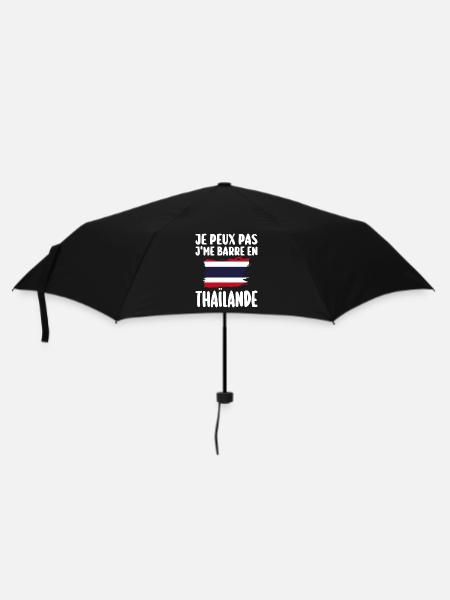 J'Me Barre En Thaïlande Voyage Cadeau - Parapluie standard - noir