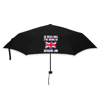 J'Me Barre au Royaume-Uni Voyage Cadeau - Parapluie standard - noir - Devant