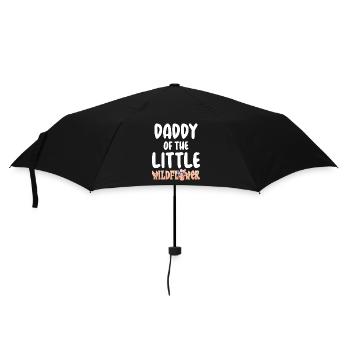 Little Flower Baby Birth Child Daddy - Umbrella (small) - black - Front