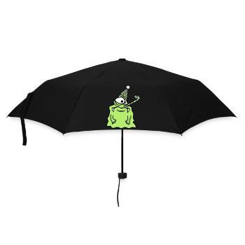 anniversaire seul solitaire triste pas de cadeaux - Parapluie standard - noir - Devant