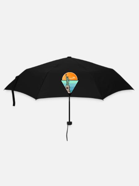 Statue of Liberty design freedom America - Umbrella (small) - black