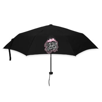 Not All Wanderers Are Lost in Pink - Regenschirm (klein) - Schwarz - Vorne
