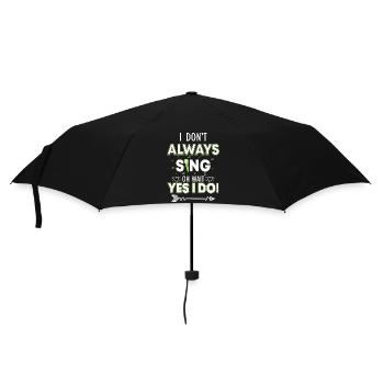 Musiciens de chœur de musique - Parapluie standard - noir - Devant