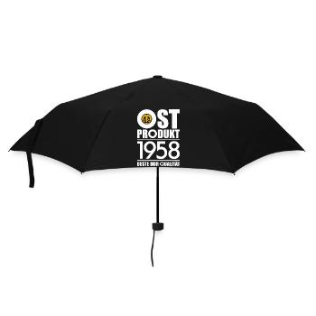 OSTPRODUKT 1958 DDR OSSI 68. GEBURTSTAG - Regenschirm (klein) - Schwarz - Vorne