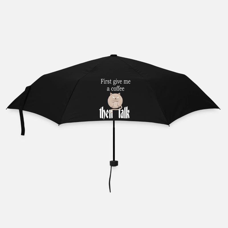 Chat en colère - Parapluie standard - noir