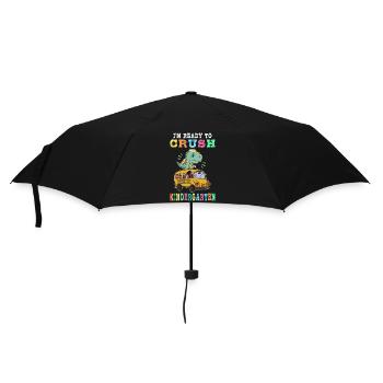 Prêt pour la maternelle - Parapluie standard - noir - Devant