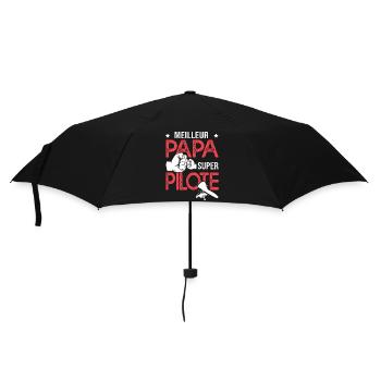 Cadeau papa meilleur papa pilote de delta plane - Parapluie standard - noir - Devant
