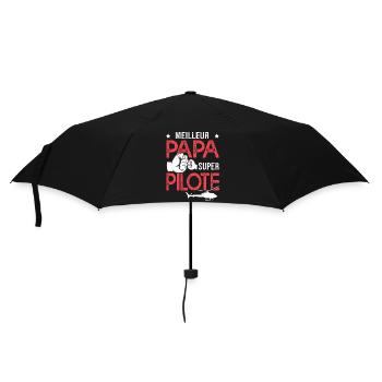 Cadeau papa meilleur papa pilote de hélicoptère - Parapluie standard - noir - Devant