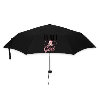 Team girl cadeau original baby shower - Parapluie standard - noir - Devant