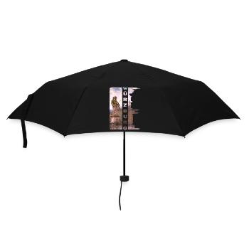 Würzburg Germany City Skyline Home Love - Umbrella (small) - black - Front