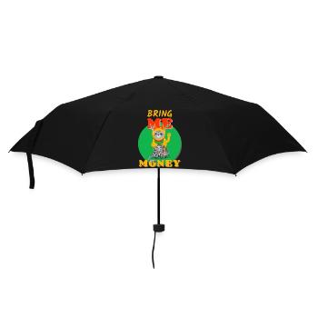 Chat Argent Agitant Chat Chat Ondulant Nouvel An Asisatic - Parapluie standard - noir - Devant