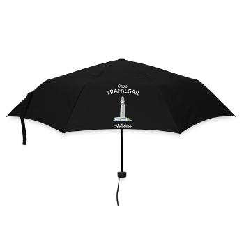 Leuchtturm Kap von Trafalgar, Andalusien, Spanien - Regenschirm (klein) - Schwarz - Vorne
