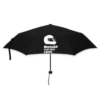 Ich Liebe Motogp - Regenschirm (klein) - Schwarz - Vorne