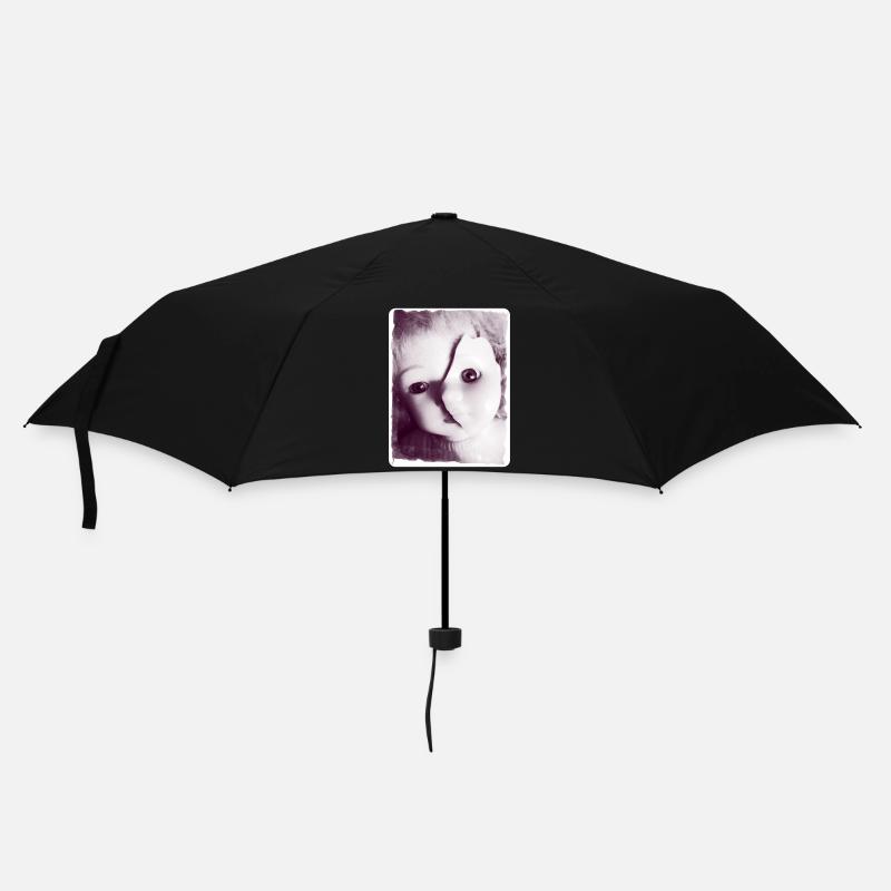 Broken Puppet - Regenschirm (klein) - Schwarz