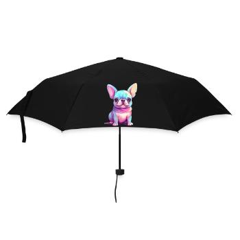 French Bulldog French Bulldog Art - Umbrella (small) - black - Front