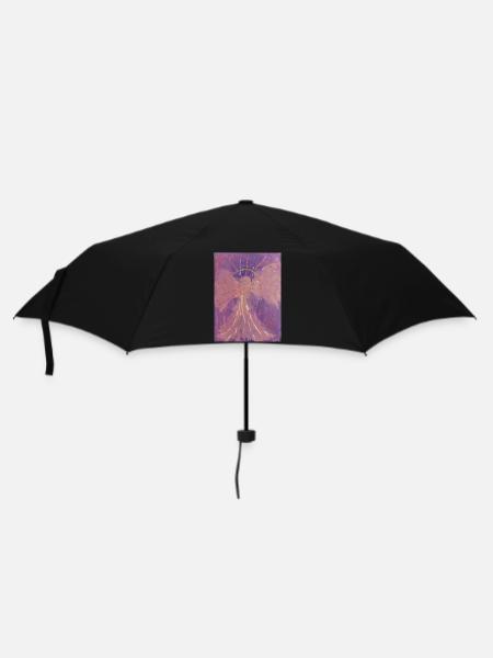 Erzengel Chamuel - Engel der Liebe - Engelbild - Regenschirm (klein) - Schwarz
