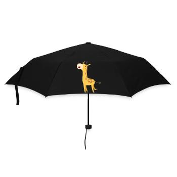 Wildtiere - Regenschirm (klein) - Schwarz - Vorne
