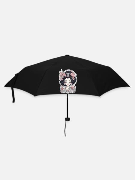 Geisha - Umbrella (small) - black