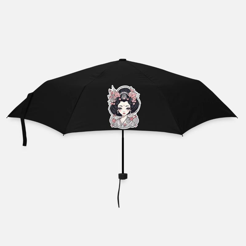 Geisha - Umbrella (small) - black