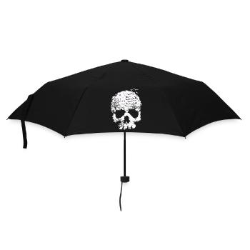 Tree of Life Skull Illustration - Umbrella (small) - black - Front