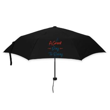 Ein toller Tag - Regenschirm (klein) - Schwarz - Vorne