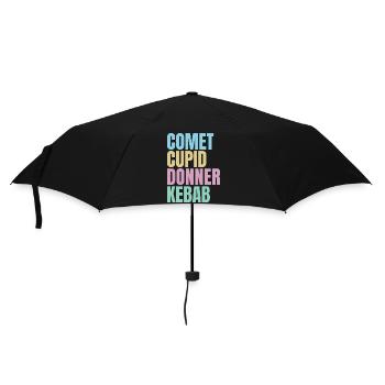 funny Christmas - Umbrella (small) - black - Front
