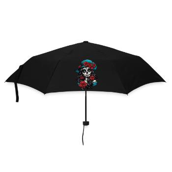 La Catrina / Dia de Muertos / Tatouage / Culture - Parapluie standard - noir - Devant