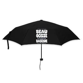 Beau gosse Basque cadeau homme basquais - Parapluie standard - noir - Devant