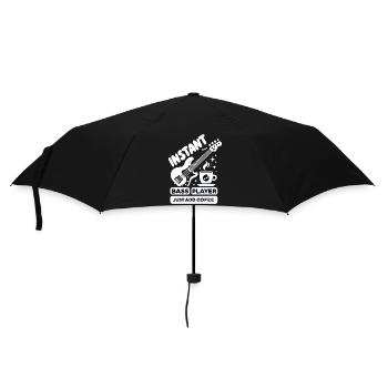 Instant Bass Player Einfach Kaffee hinzufügen - Regenschirm (klein) - Schwarz - Vorne