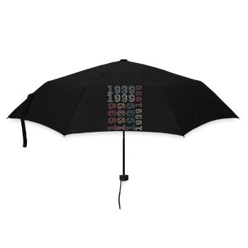 Né en 1989 Cadeau Anniversaire 1989 Retro 1989 - Parapluie standard - noir - Devant