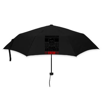 Junggesellen Abschied Crew - Regenschirm (klein) - Schwarz - Vorne