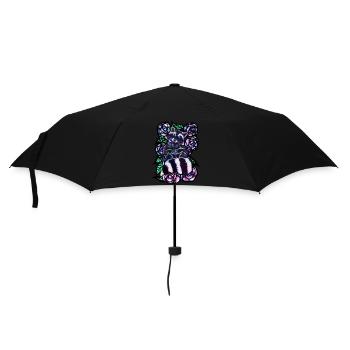 Raccoon - Umbrella (small) - black - Front