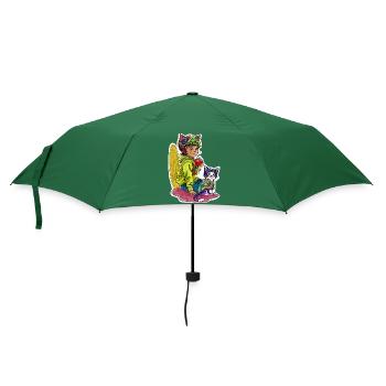 Meilleurs ami - Parapluie standard - vert bouteille - Devant