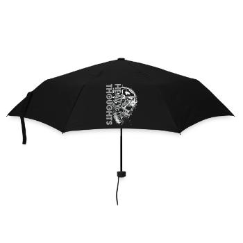 Skull Vinyl Pulse Graphic - Umbrella (small) - black - Front