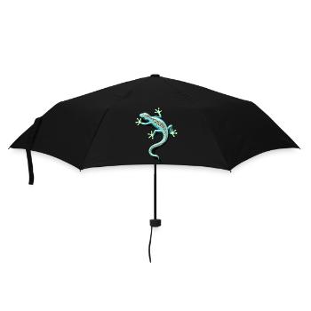 spotted gecko - Umbrella (small) - black - Front