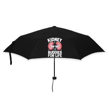 Nierenspender Niere Organspender - Regenschirm (klein) - Schwarz - Vorne