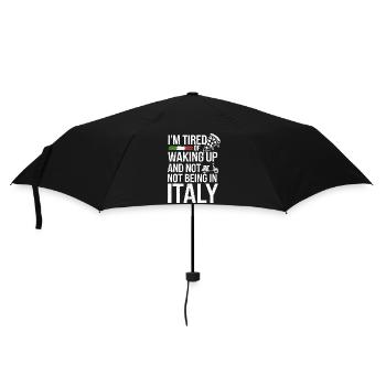 L’Italie au cœur - Parapluie standard - noir - Devant