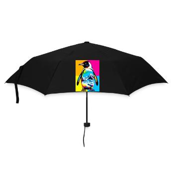 pingouin - Parapluie standard - noir - Devant