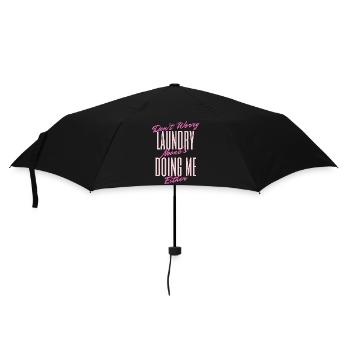 Conception de citation de blanchisserie drôle - Parapluie standard - noir - Devant