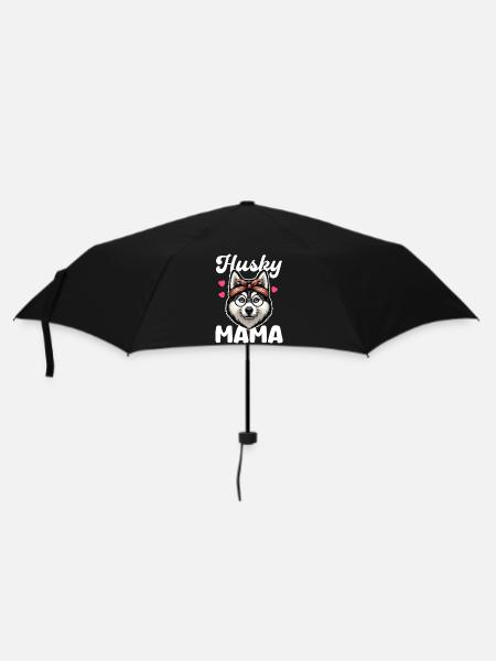 Husky Mama Bandana Brille - Regenschirm (klein) - Schwarz